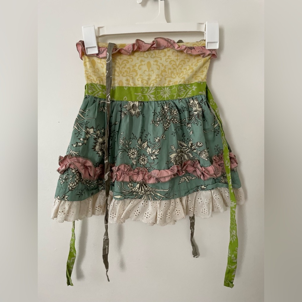 Mustard Pie Floral Ruffle Kids top
